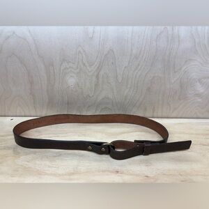 J. Crew Chestnut Leather Belt